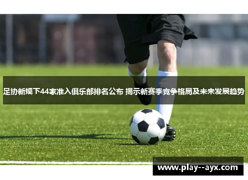 足协新规下44家准入俱乐部排名公布 揭示新赛季竞争格局及未来发展趋势