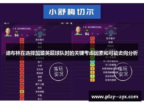 迪布林在选择加盟英超球队时的关键考虑因素和可能去向分析